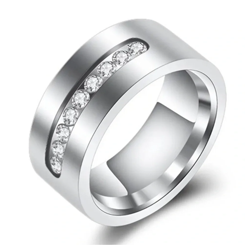 Stainless Steel Ring Unisex Band Ring
